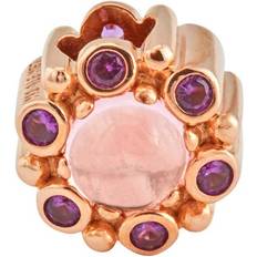 Pandora Heraldic Radiance Charm - Rose Gold/Purple/Pink