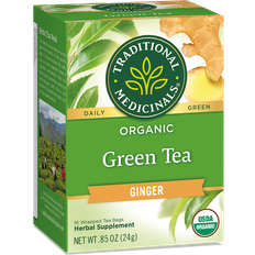 Traditional Medicinals Organic Green Tea Ginger 24g 16pcs