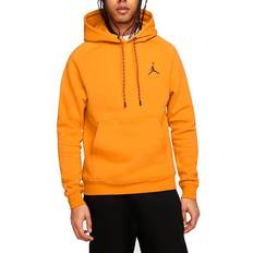 Nike Men - Yellow Jumpers Nike Jordan Jumpman Fleece Pullover Hoodie - Light Curry