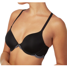 Maidenform One Fab Fit Everyday Full Coverage Racerback Bra - Black W/Eiffel Grey