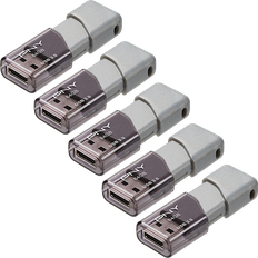 PNY Turbo Attaché 3 64GB USB 3.0 (5-Pack)