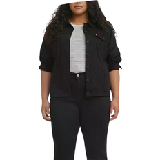 Levi's Original Trucker Plus Size Jacket - Soft Ultra Black/Black