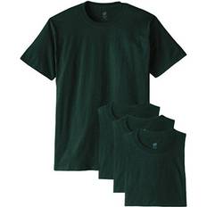 Hanes Essential-T Short Sleeve T-shirt 4-pack - Deep Forest