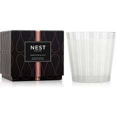 Nest Rose Noir & Oud 3 Wick Glass Scented Candle 598.2g