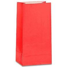 Unique 12 Ruby Red Paper Gift Bags