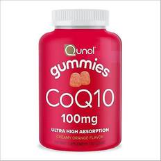 Qunol ultra coq10 100mg Qunol CoQ10 Ultra High Absorption Creamy Orange 100 mg 60 Gummies