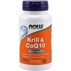 NOW Foods Krill & CoQ10 60 softgels