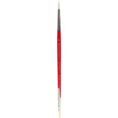 Red Brushes Winsor & Newton University Series Short Handled Brushes 4 round