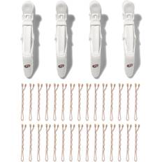 T3 Clip Kit with 4 Alligator Clips & 30 Rose Gold Bobby Pins