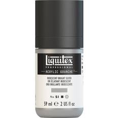 Liquitex Professional Acrylic Gouache iridescent bright silver 2 oz