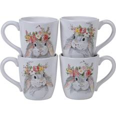 Certified International Sweet Bunny Mug 59.15cl 4pcs