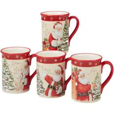 Certified International Holiday Wishes Mug 53.23cl 4pcs