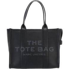 Black - Leather Bags Marc Jacobs The Leather Large Tote Bag - Black