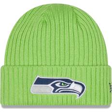 New Era Seattle Seahawks Core Classic Beanie - Neon Green