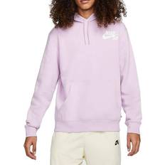 Nike SB Icon Pullover Skate Hoodie Unisex - Doll/White