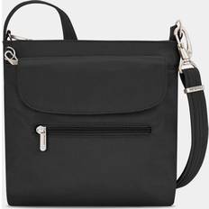 Detachable Wrist Strap Crossbody Bags Travelon Anti-Theft Classic Mini Shoulder Bag - Black