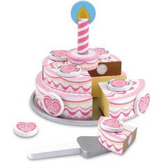 Melissa & Doug Triple Layer Party Cake Wooden Play Food