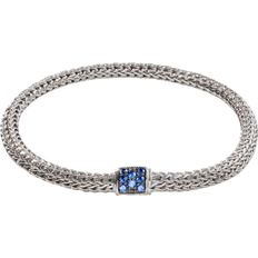 John Hardy Classic Chain Bracelet - Silver/Blue