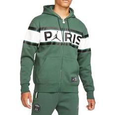 Nike Men's Paris Saint-Germain Full-Zip Fleece Hoodie - Noble Green