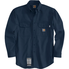 Carhartt Flame-Resistant Classic Twill Shirt - Dark Navy