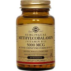 Solgar Methylcobalamin Sublingual Vitamin B12 5000 mcg 60 Nuggets