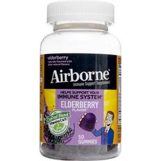 Airborne Immune System Support Supplement Elderberry 50 Gummies