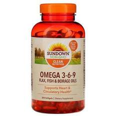 Sundown Naturals Triple Omega 3-6-9 VALUE SIZE 200 Softgels