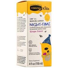 Comvita Kids Night-Time Soothing Syrup with UMF 10 Manuka Honey Grape 4 fl. oz