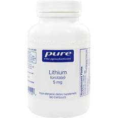 Pure Encapsulations Lithium Orotate 5 mg 180 Capsules