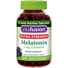 Vitafusion Extra Strength Melatonin Natural Blackberry 5 mg 120 Gummies