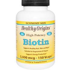 Healthy Origins Biotin 5000 mcg 150 Vcaps