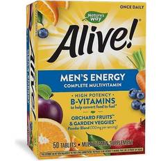 Alive Nature's Way Alive! Men's Energy Multivitamin 50 Tablets