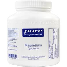 Magnesium Pure Encapsulations Magnesium Glycinate 180 pcs