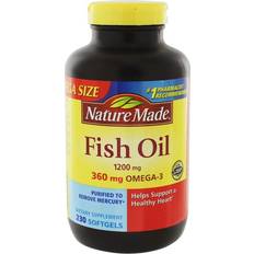 Nature Made Omega-3 Fish Oil 1200 mg. 230 Liquid Softgels