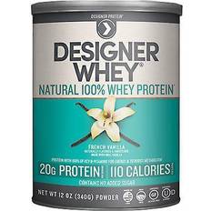 Designer Whey Designer Protein Premium Natural Whey Protein Powder French Vanilla 12 oz