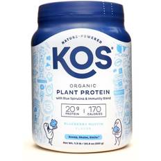 Kos Organic Plant Protein Powder 15 Servings Blueberry Muffin 1.4 lbs