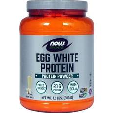 NOW Sports Eggwhite Protein Powder Creamy Vanilla 1.5 lbs