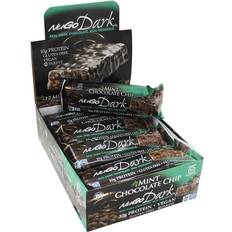 NuGo Nutrition Dark Bars Gluten Free Mint Chocolate Chip 12 Bars