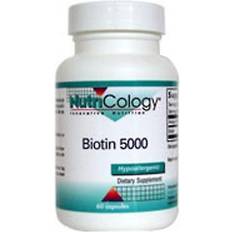 NutriCology Biotin 5000 60 Capsules