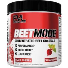 Evlution Nutrition BeetMode Nitric Oxide Powder Stimulant-Free Pre Workout Black Cherry 30 Servings Energy & Endurance