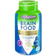 Vitafusion Brain Food Adult Gummy Natural Blueberry 50 Gummies