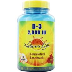 Nature's Life Vitamin D-3 2000 IU 240 Softgels