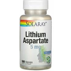 Solaray Lithium Aspartate 5 mg 100 VegCaps 100 pcs