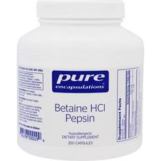 Pure Encapsulations Betaine HCl Pepsin 250 Capsules