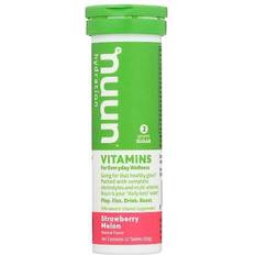 nuun Hydration Vitamins Single Tube Strawberry Melon 10 Tablets