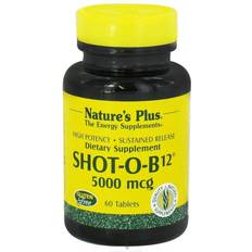 NaturesPlus Shot-O-B12 5000 mcg 60 Tablets