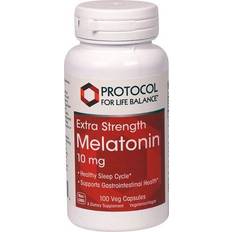 Protocol For Life Balance Extra Strength Melatonin 10 mg 100 Veg Capsules