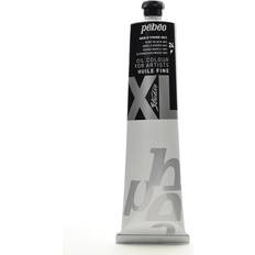 Black Oil Paint Pebeo Studio XL Oil Paint Ivory Black Hue 200ml