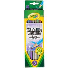 Crayola Colored Pencils box of 8 metallic colors