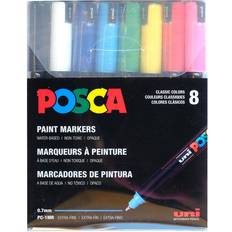 Uni Posca Paint Markers PC-1MR extra fine set of 8 colors